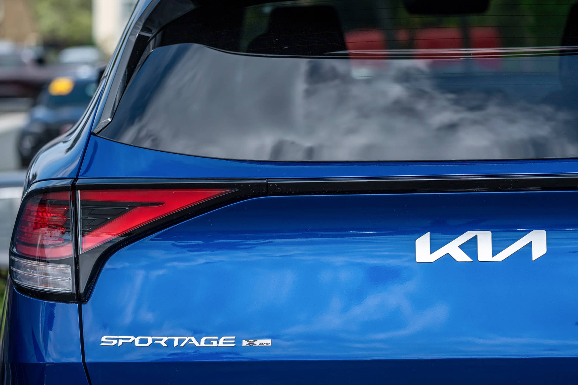 A Kia Sportage vehicle on display at a Kia dealership in Richmond, California