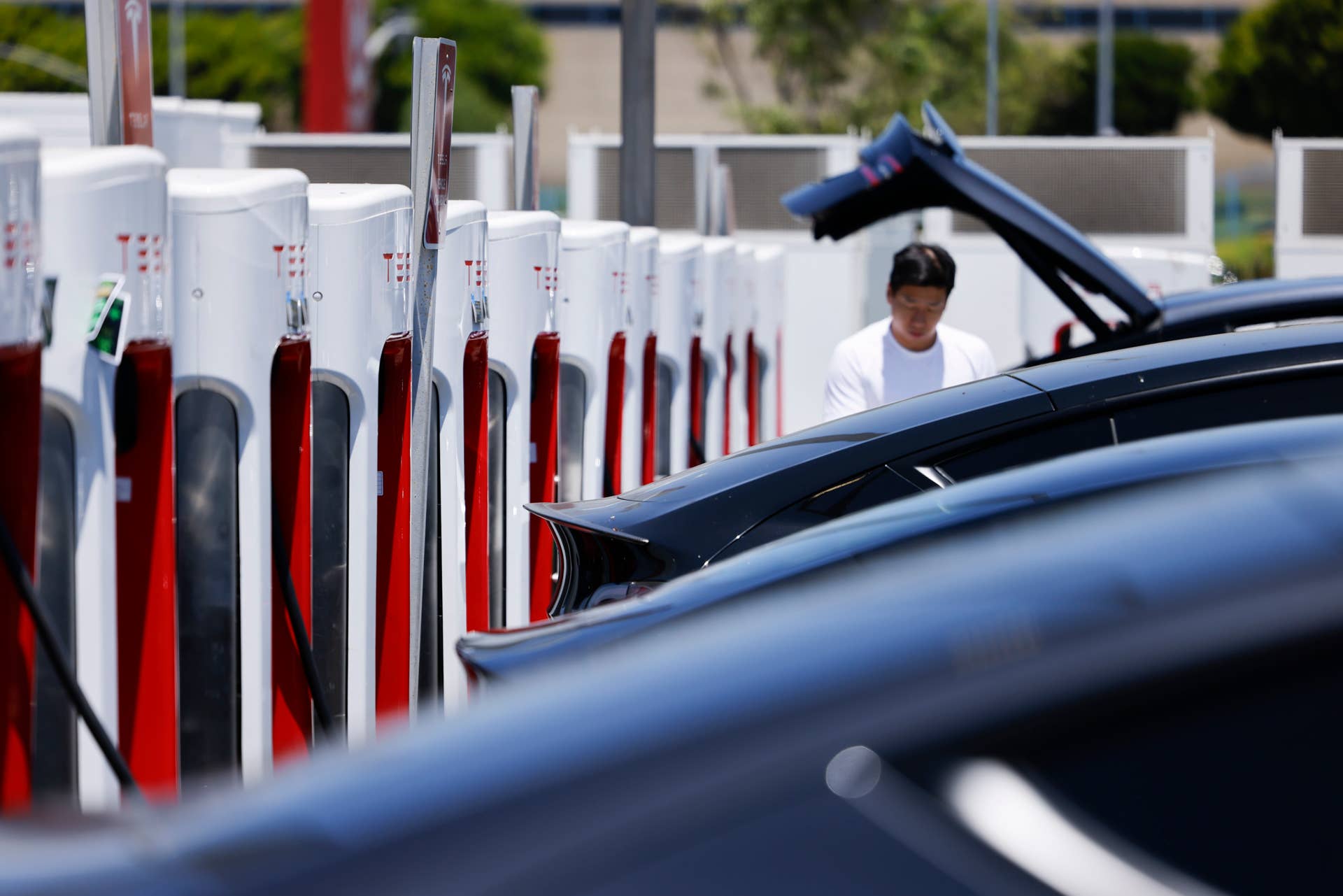 Hawthorne, California Tesla charging station