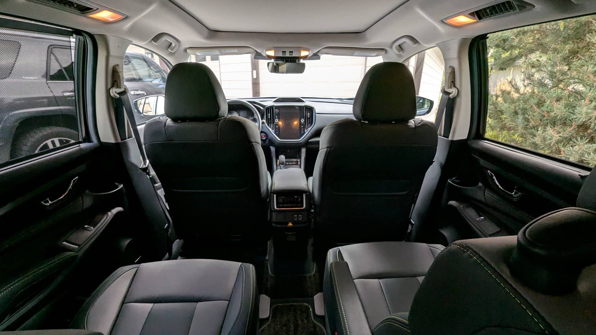 The interior of the 2025 Subaru Ascent Onyx Edition