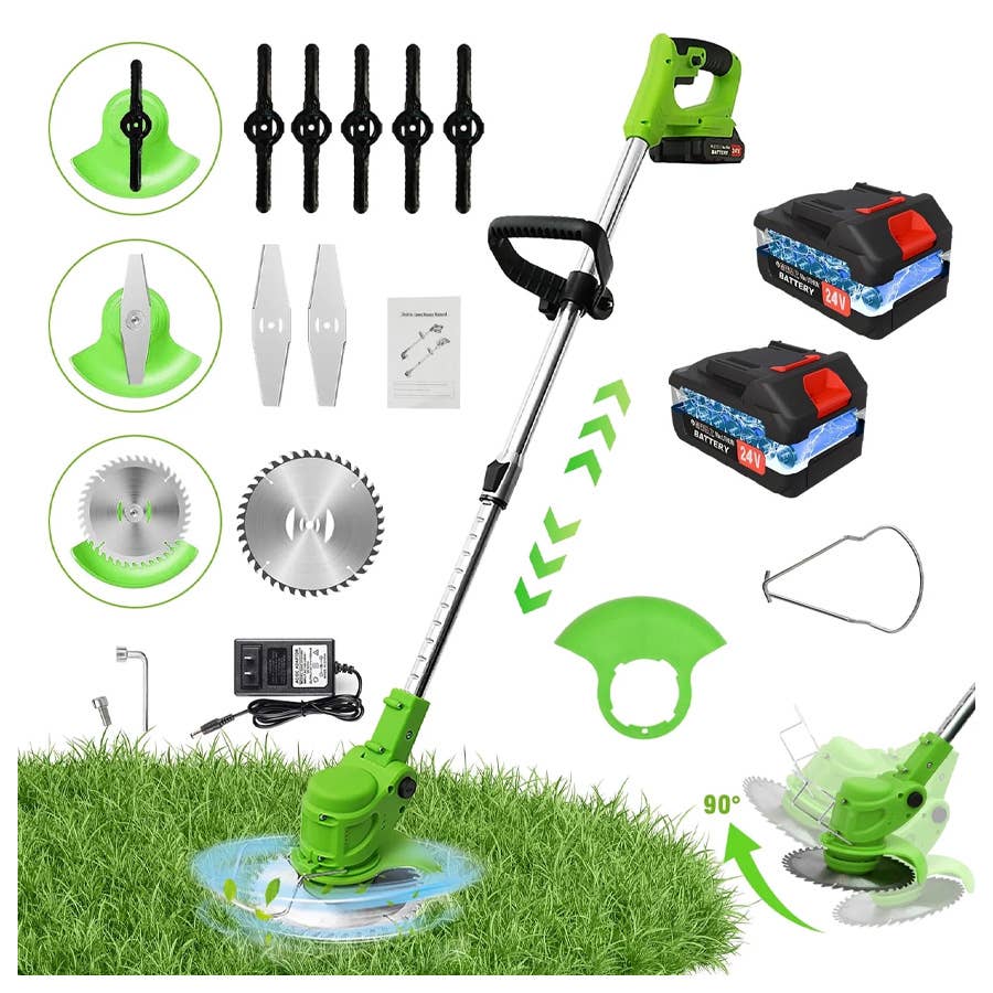 The Baokaler 24V 650W Cordless Weed Wacker is on sale now at Walmart.