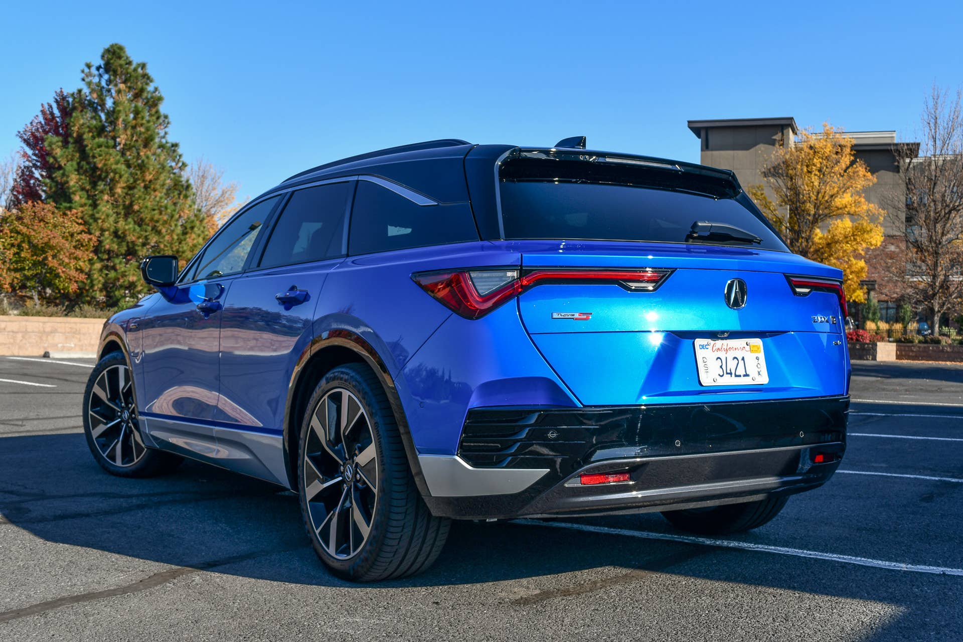 The rear end of the Acura ZDX Type S