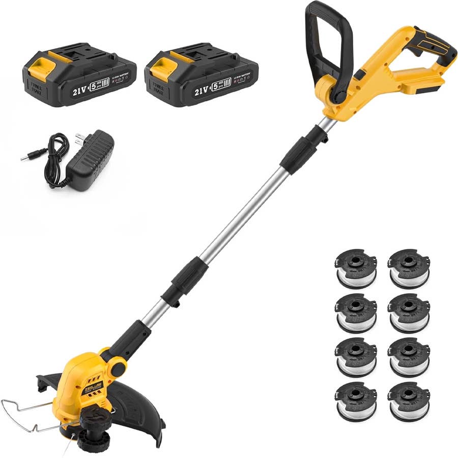 The Zegjaw Cordless Weed Wacker is on sale now at Walmart.