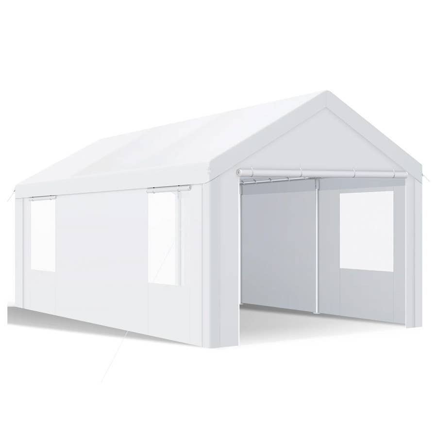 The Cobizi 10 by 20 Carport is on sale now at Walmart.