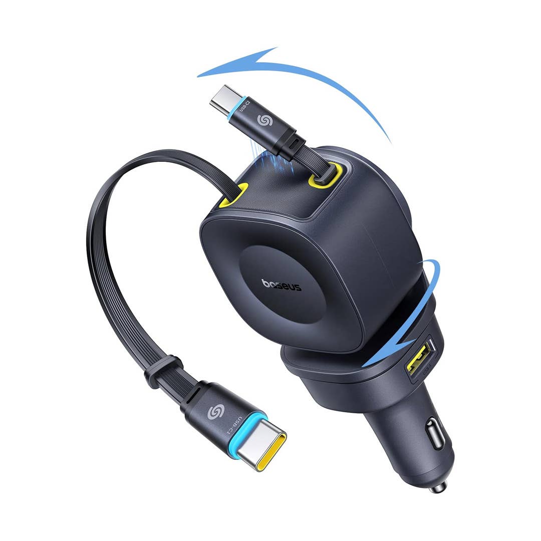 Baseus Retractable Car Charger