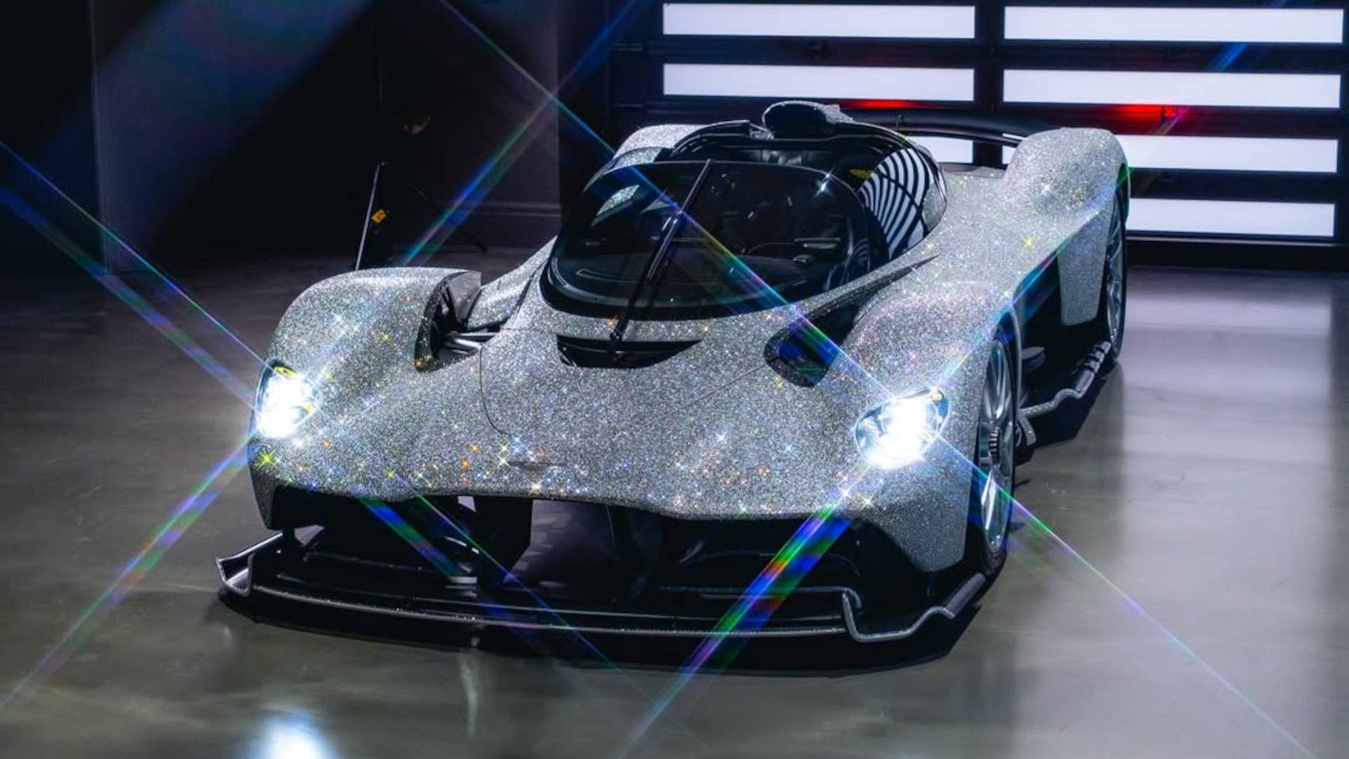 Aston Martin Valkyrie Spider Bedazzled With Over 300,000