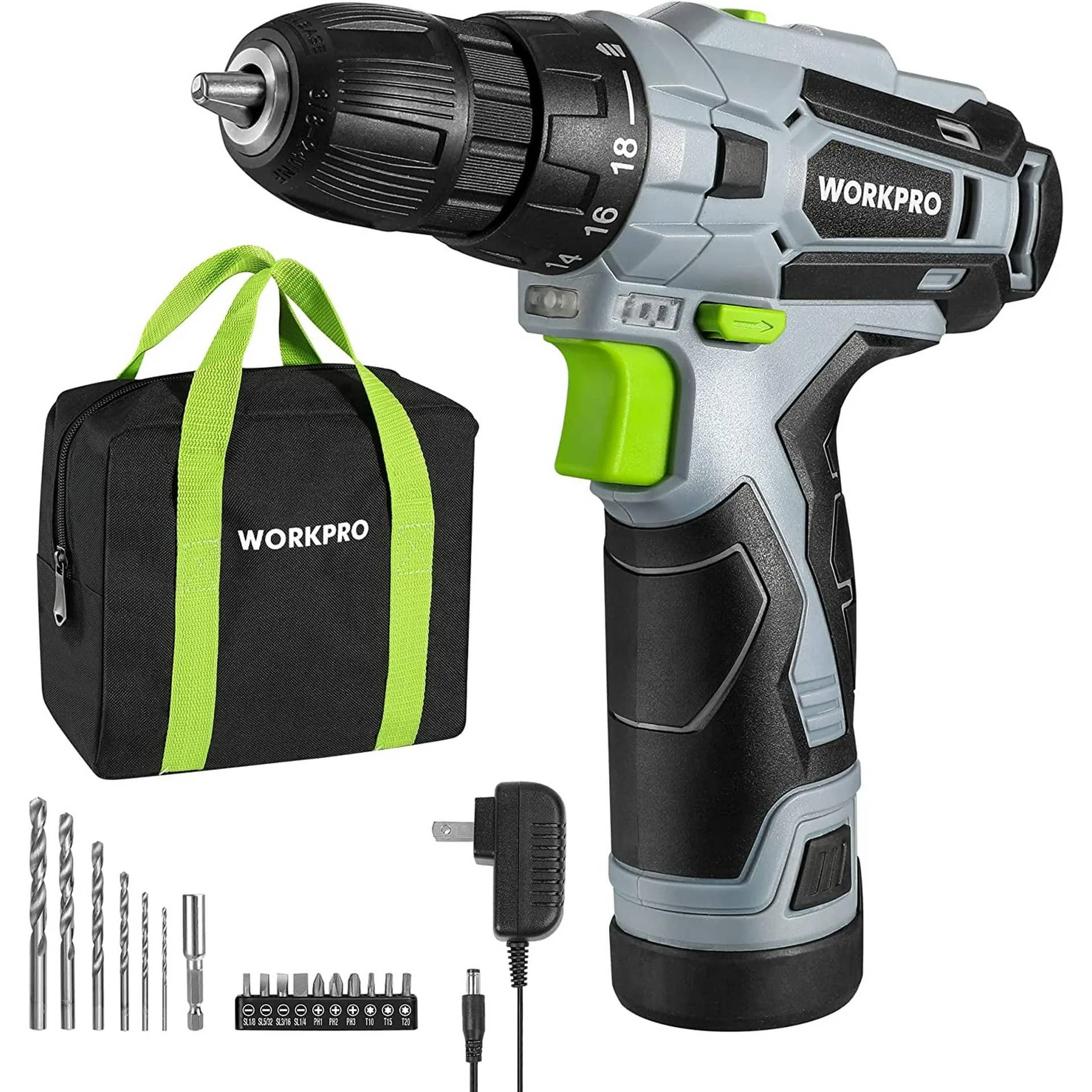 Workpro Cordless Drill Kit