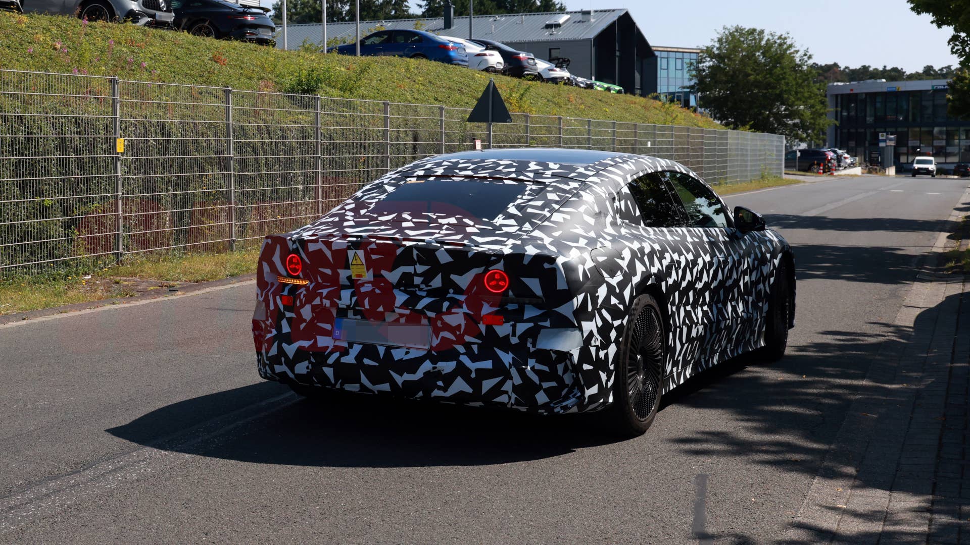 2027 Mercedes-AMG GT 4-Door EV spy shot