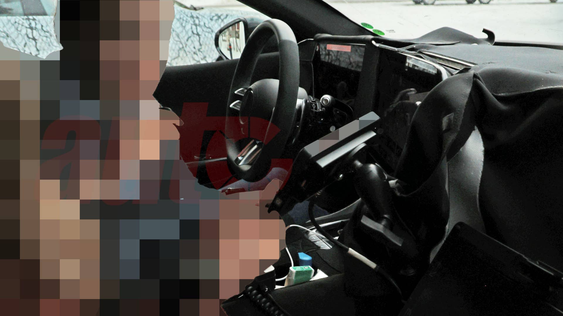 2027 Mercedes-AMG GT 4-Door EV spy shot