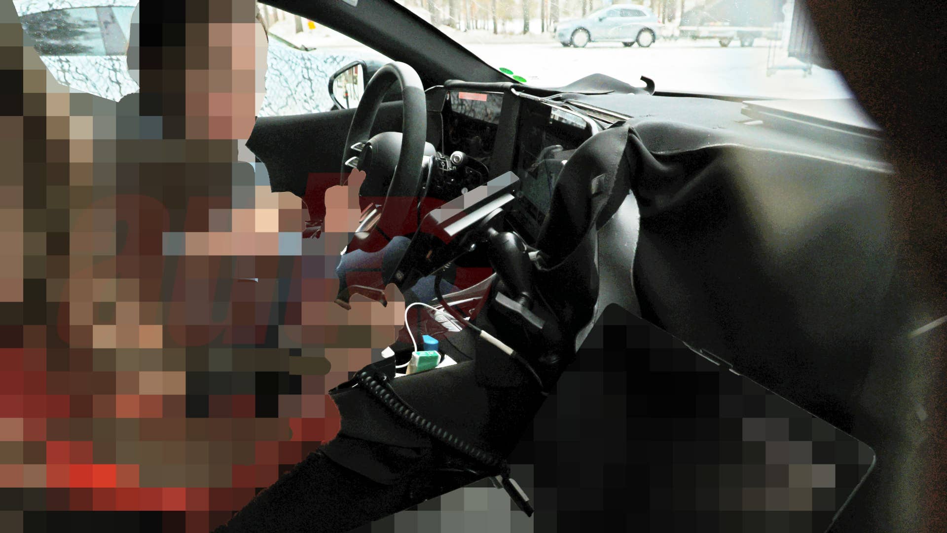2027 Mercedes-AMG GT 4-Door EV spy shot