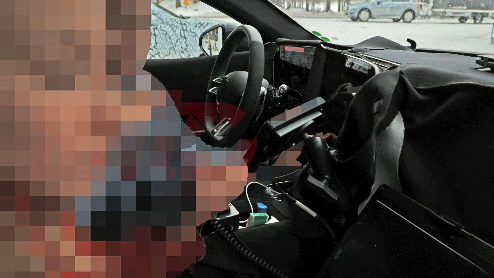 2027 Mercedes-AMG GT 4-Door EV spy shot