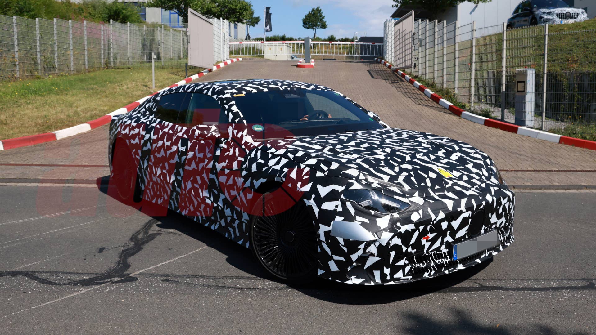 2027 Mercedes-AMG GT 4-Door EV spy shot
