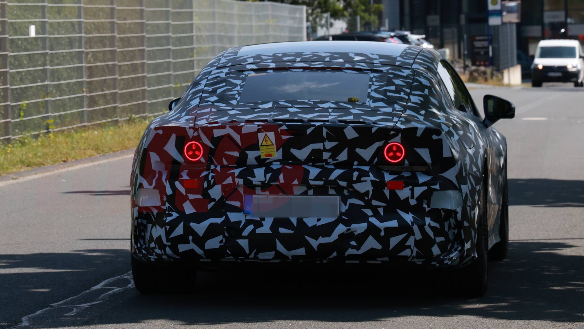 2027 Mercedes-AMG GT 4-Door EV spy shot