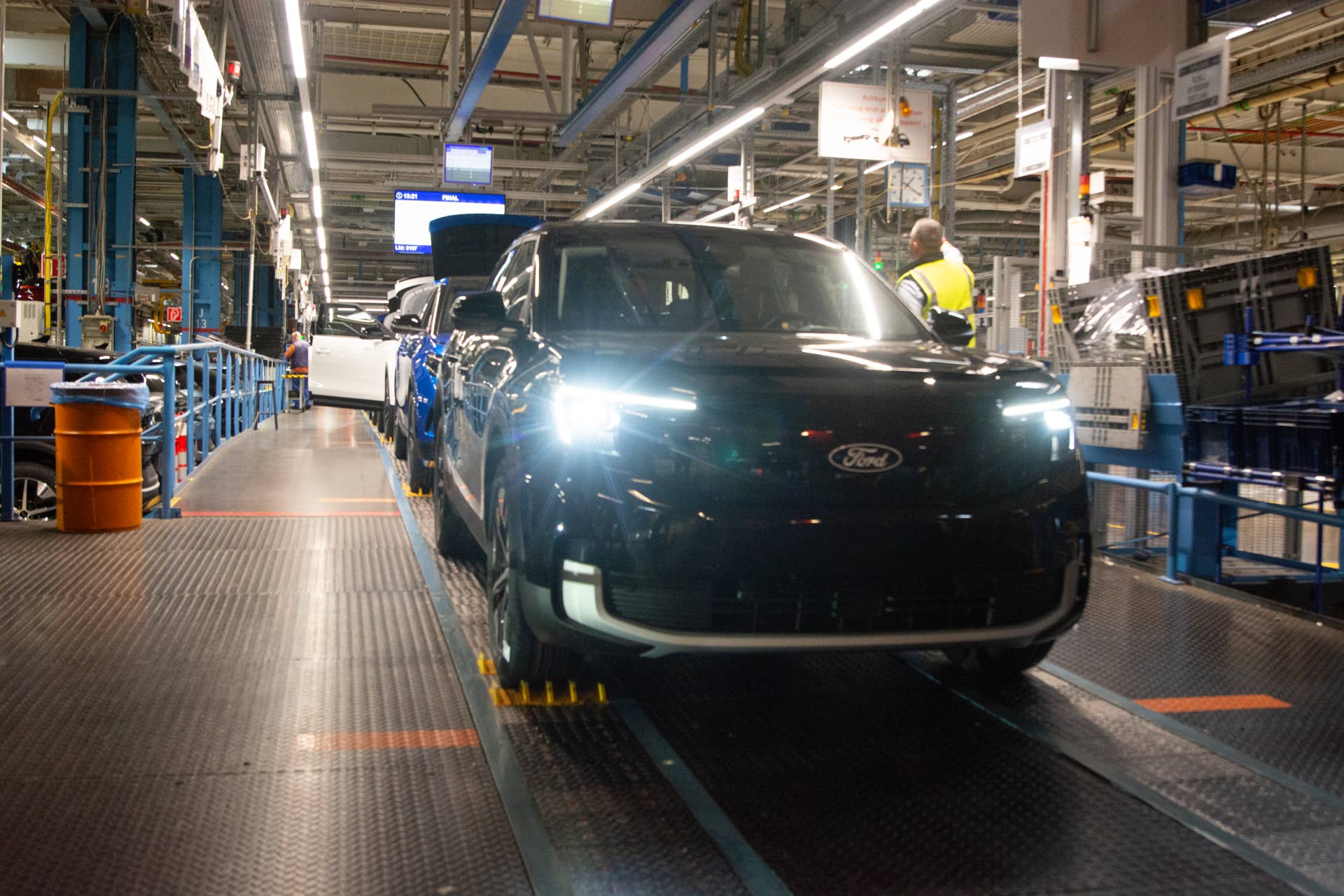 Ford factory assembly line