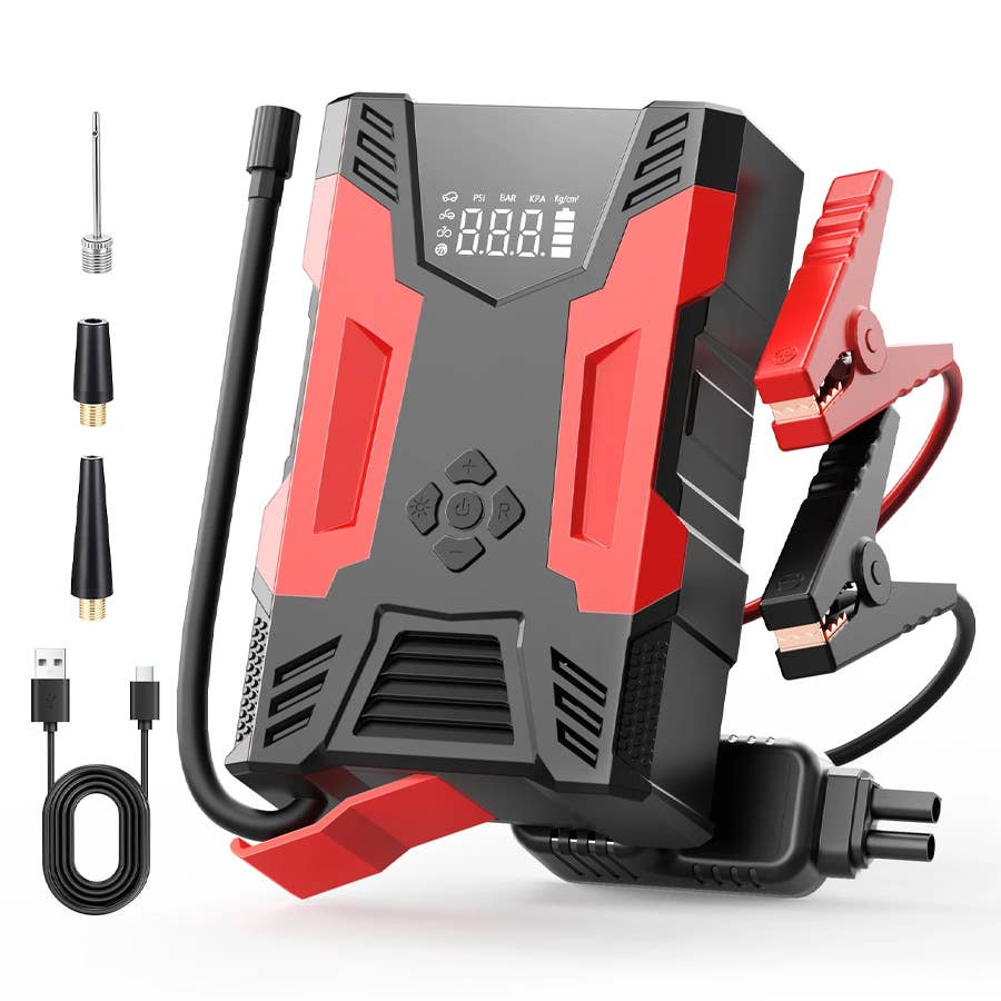 The Fovendi 3000A Portable Jump Starter is on sale now at Walmart.