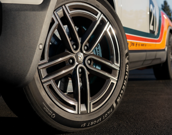 Rivian R1T Quad Laguna Seca Michelin tires