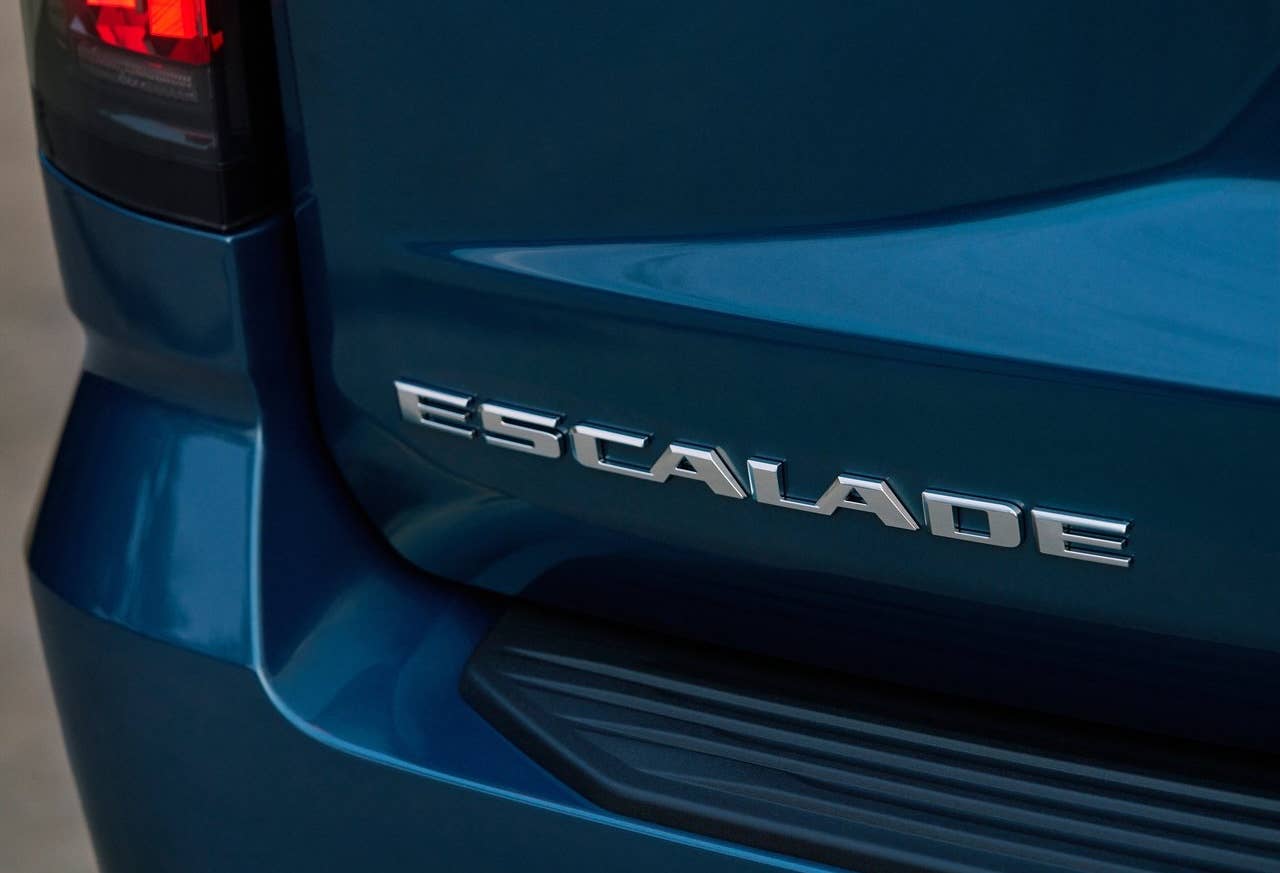 2025 Cadillac Escalade rear badge