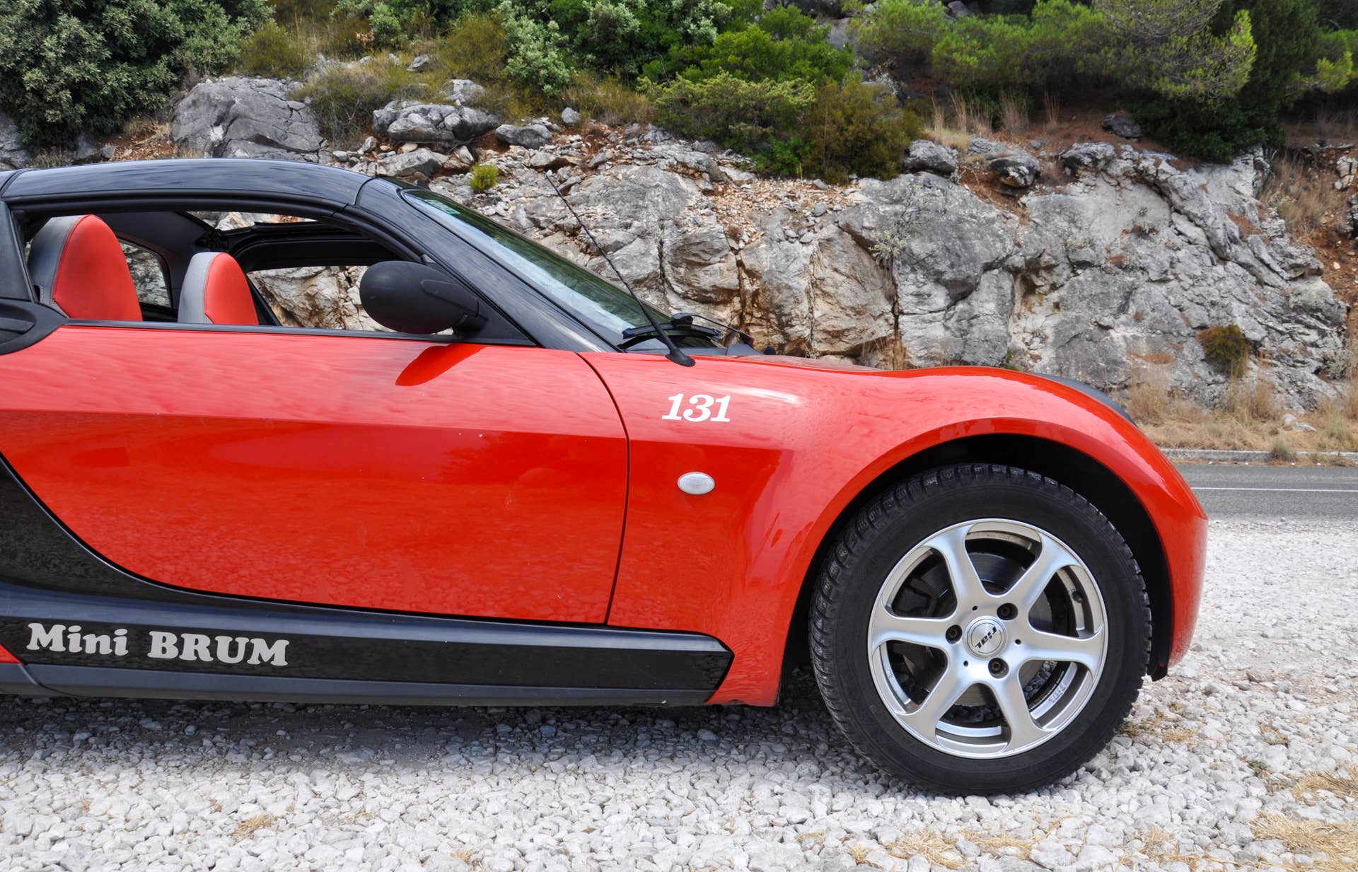 Smart Roadster on Mljet Island