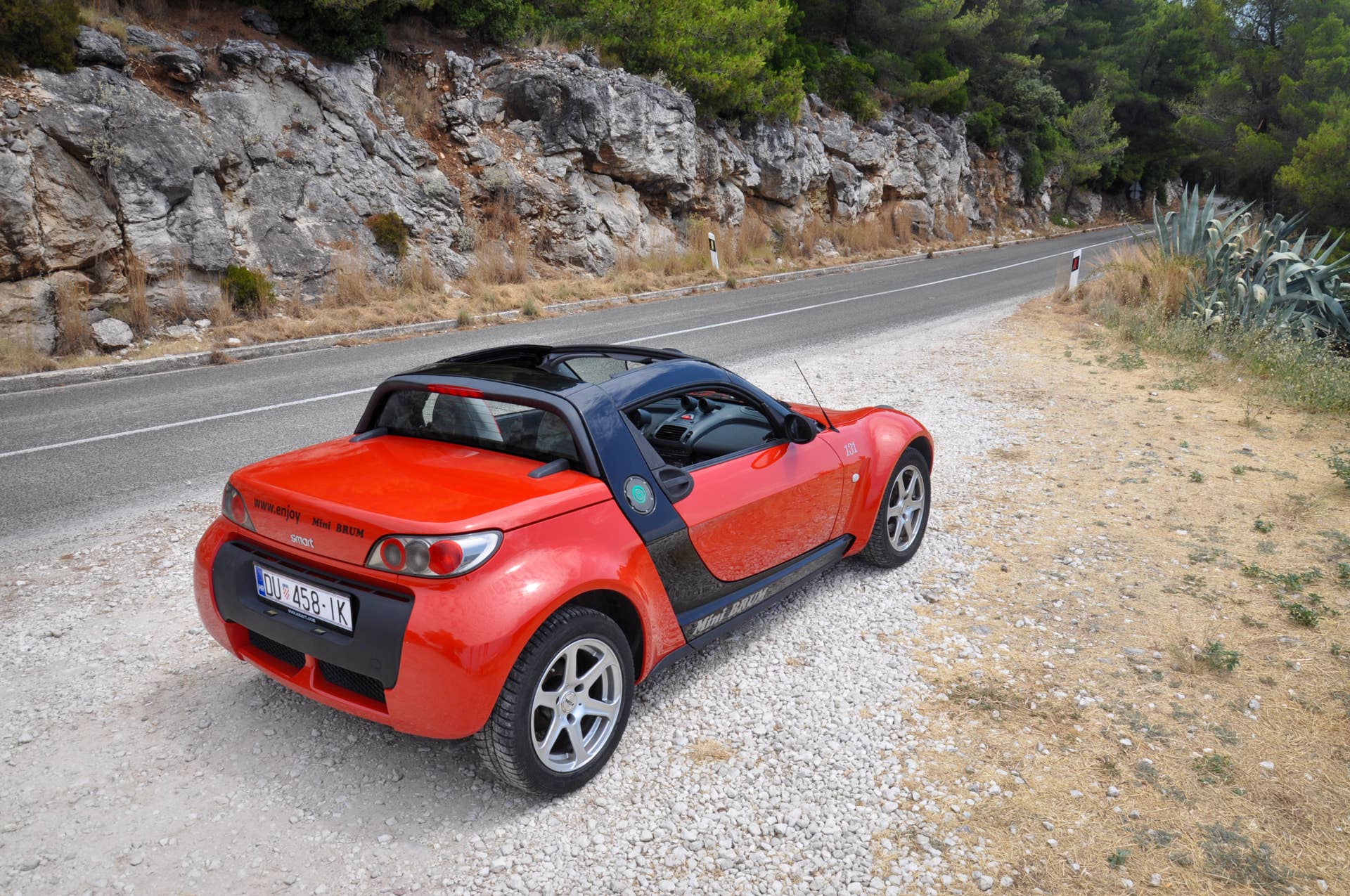 Smart Roadster on Mljet Island