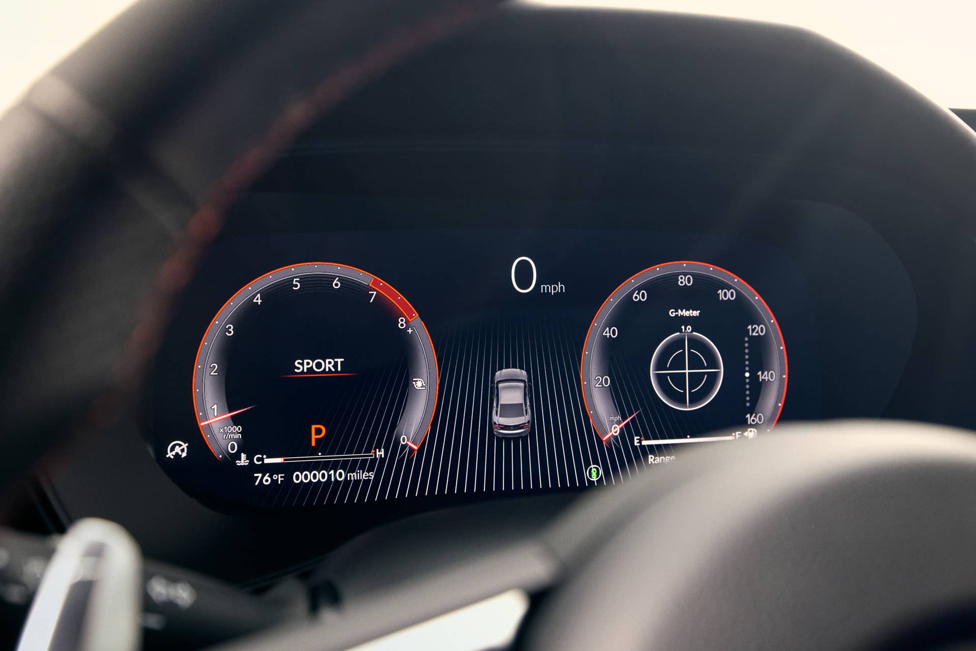 Acura TLX digital instrument cluster