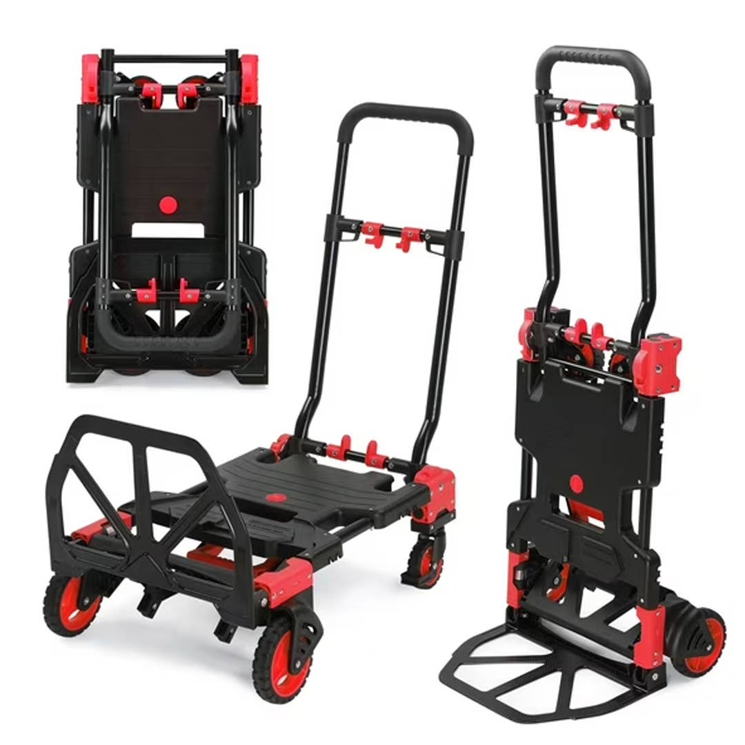 Ktaxon 2-in-1 Foldable Hand Truck