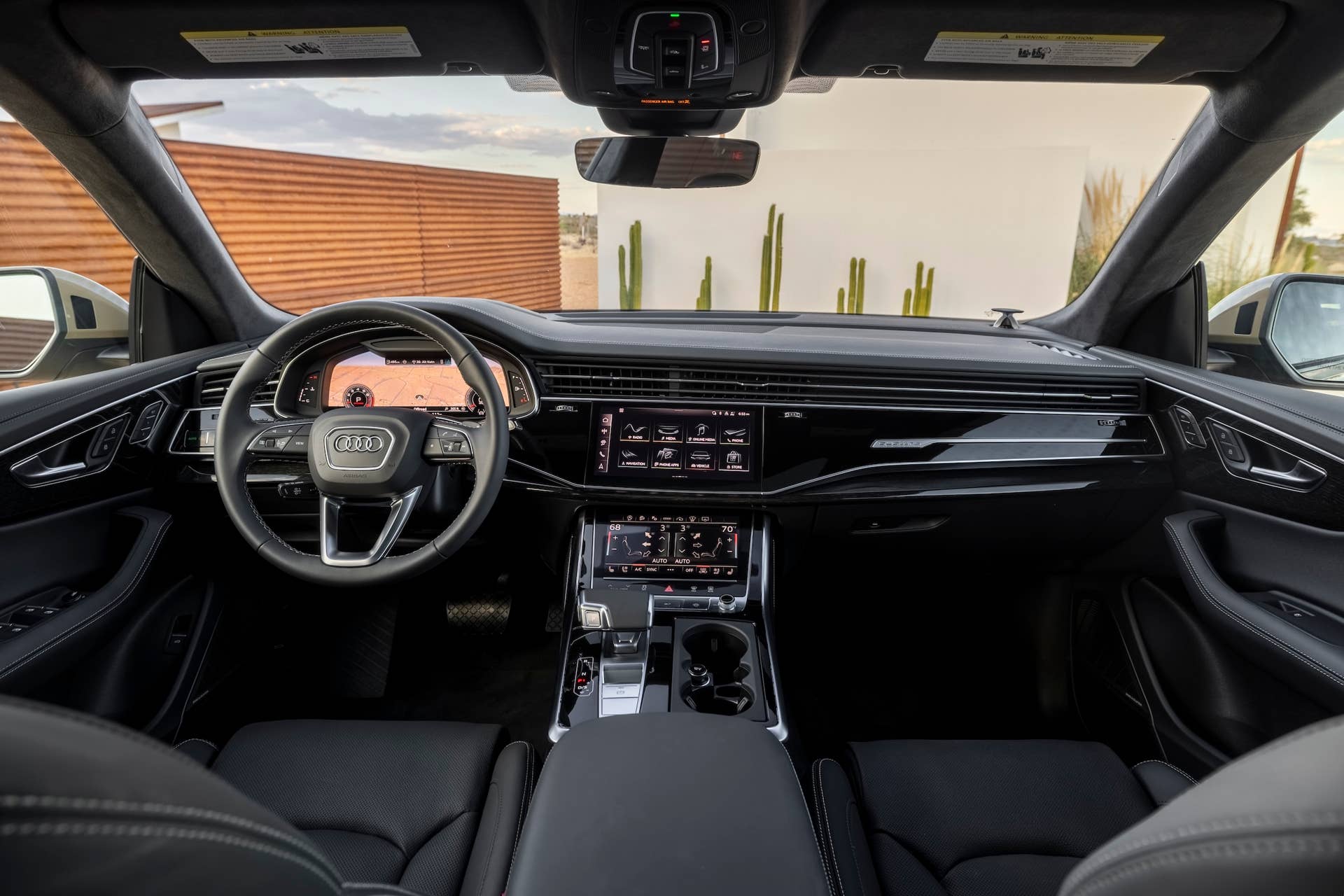2025 Audi Q8 interior front cabin