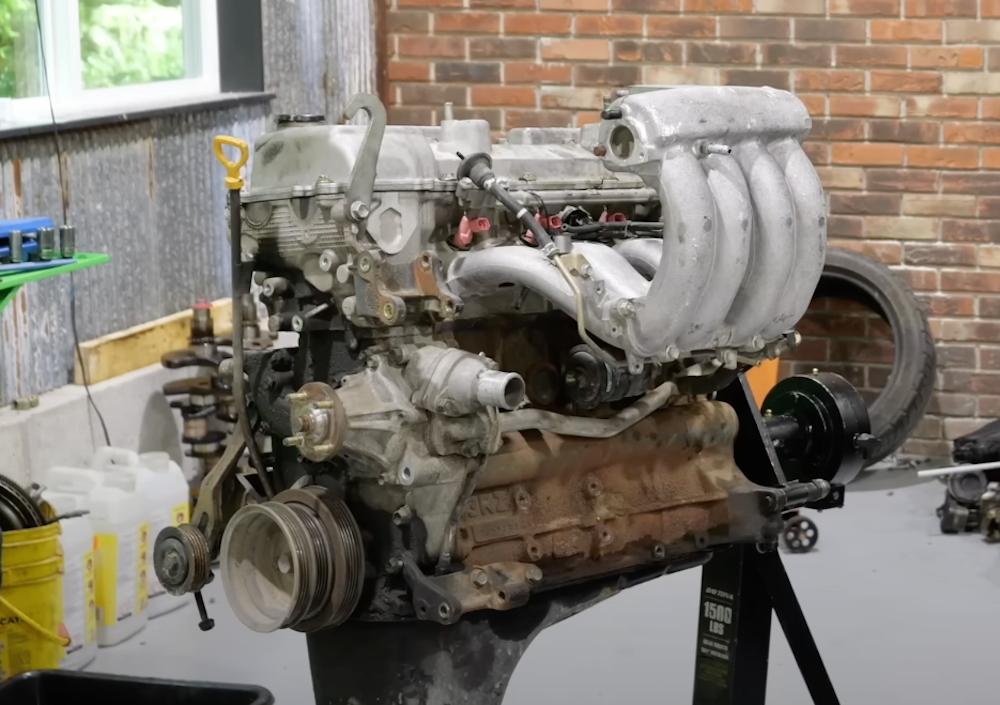Toyota 3RZ-FE Engine Teardown whole block