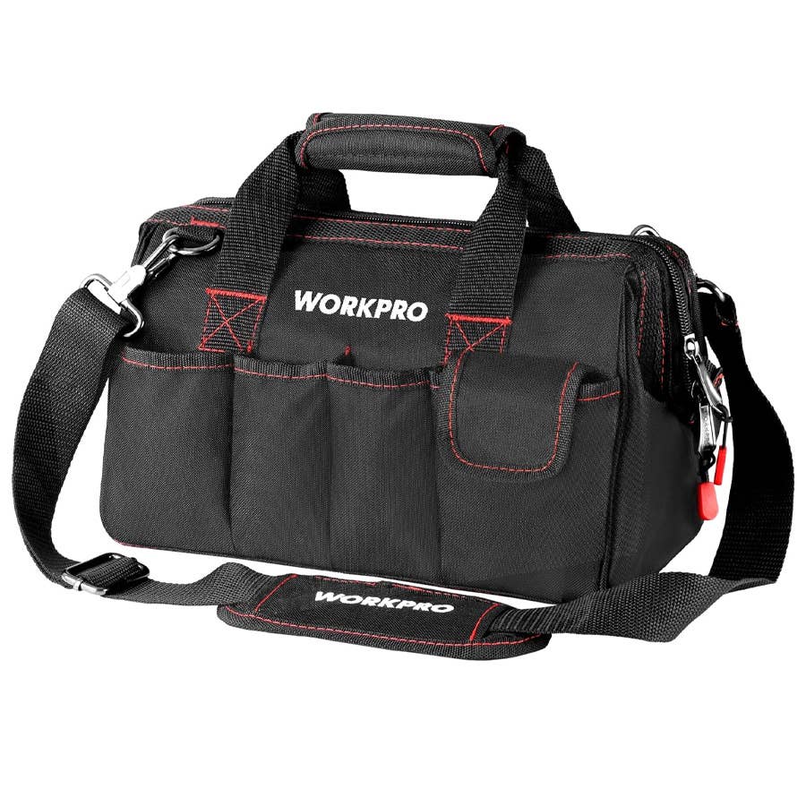 The Workpro 12-Inch Tool Bag is on sale now at Amazon.