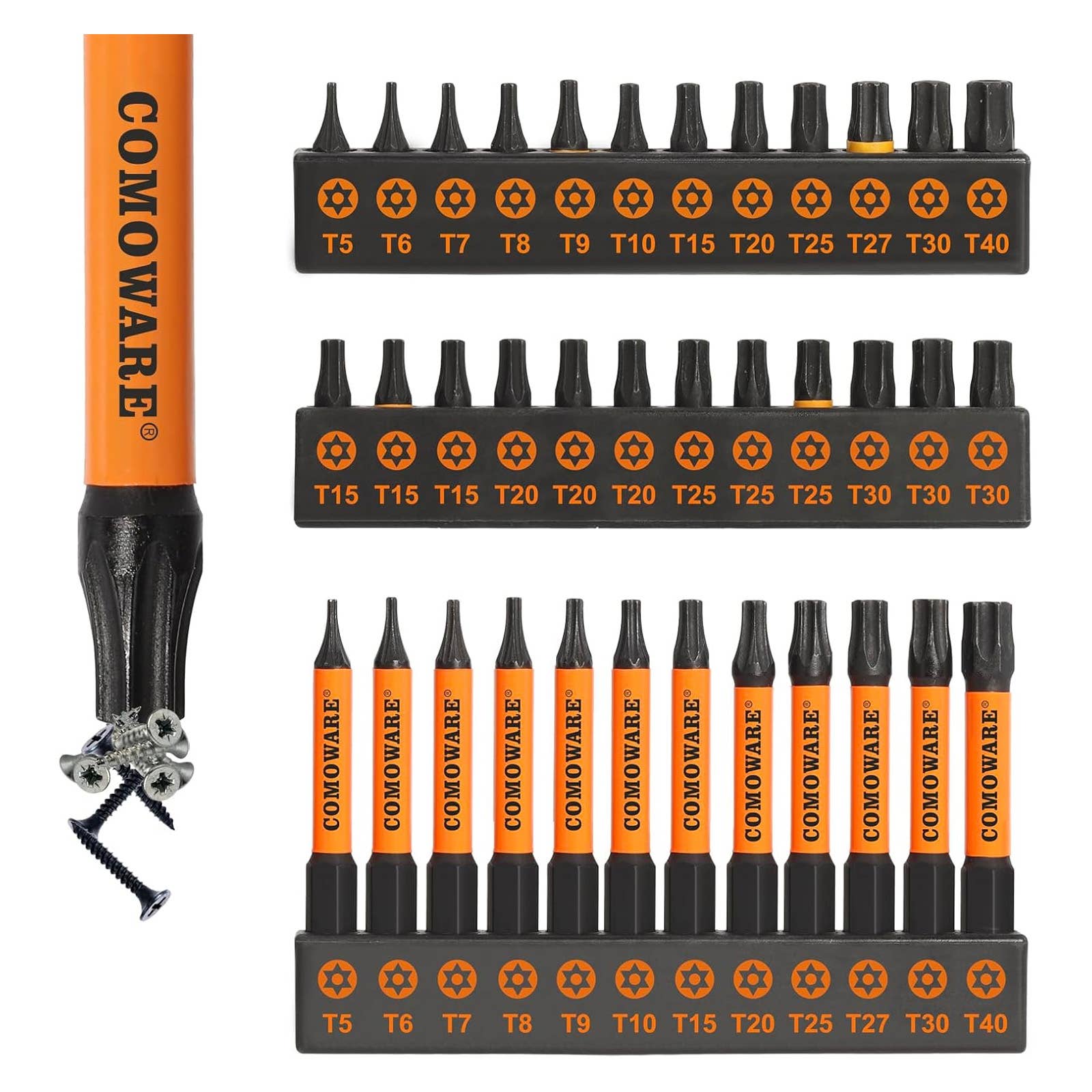 Comoware 36-Piece Torx Bit Set