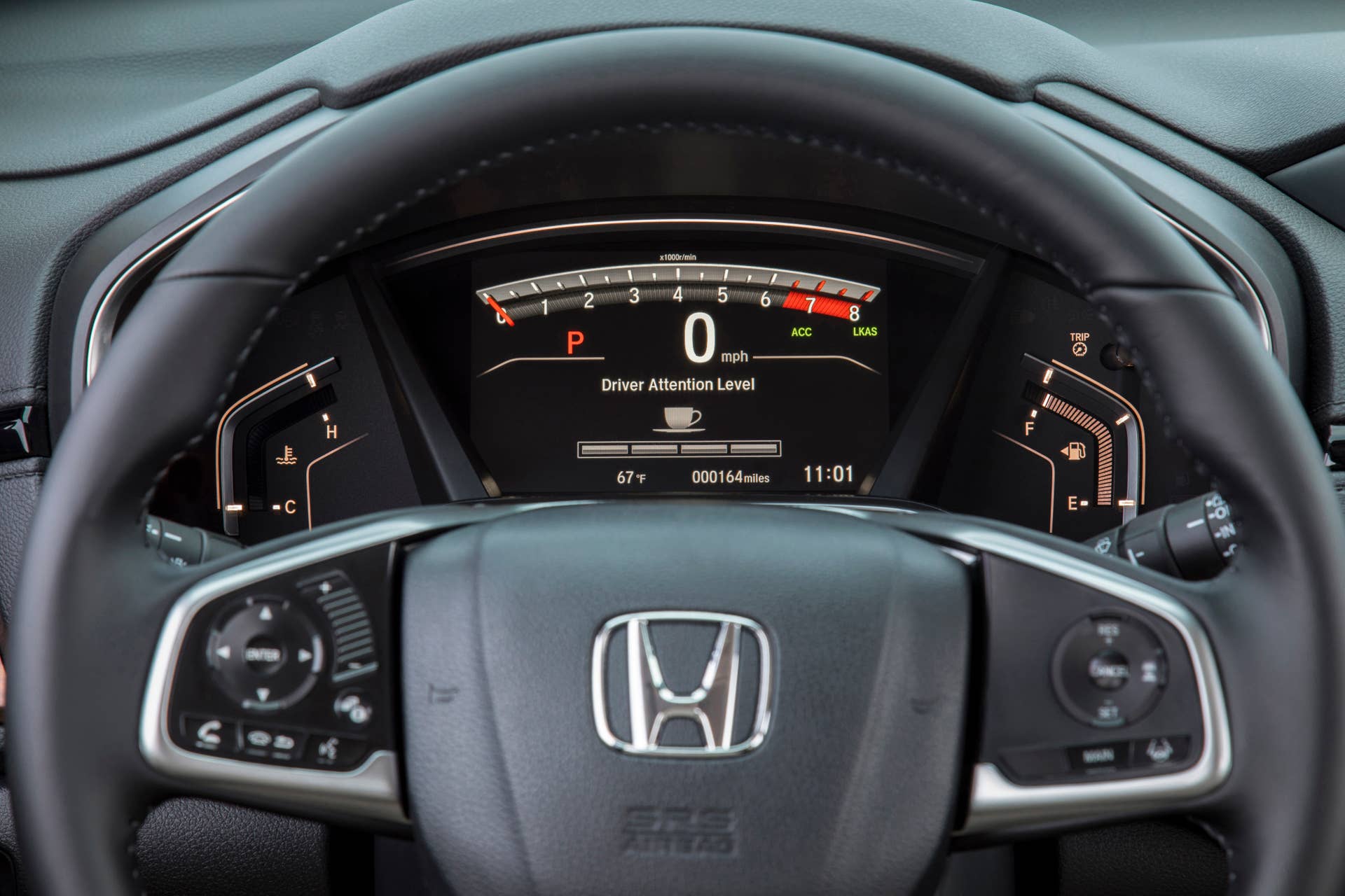 The Driver Attention Monitor (DAM) in the 2017 Honda CR-V