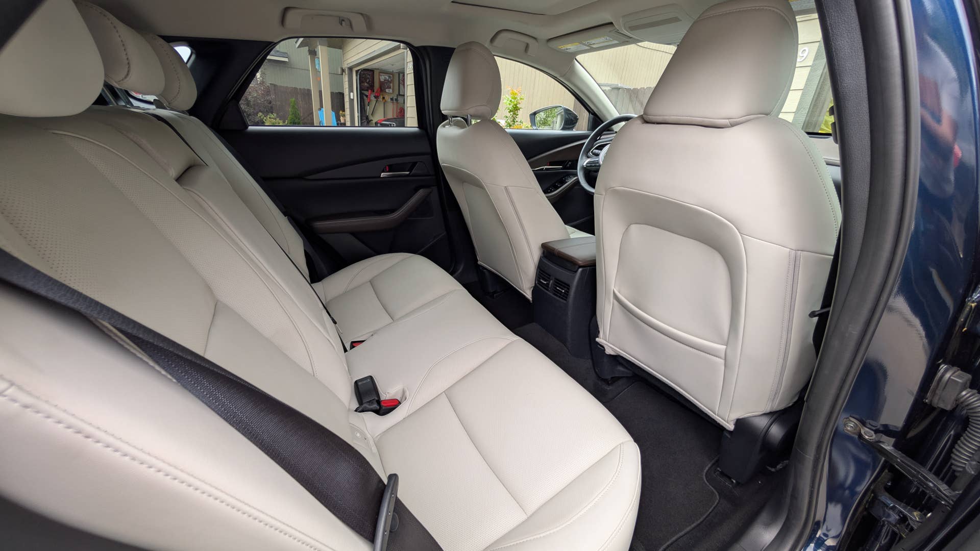 The rear seats of the 2025 Mazda CX-30 2.5 Turbo Premium Plus