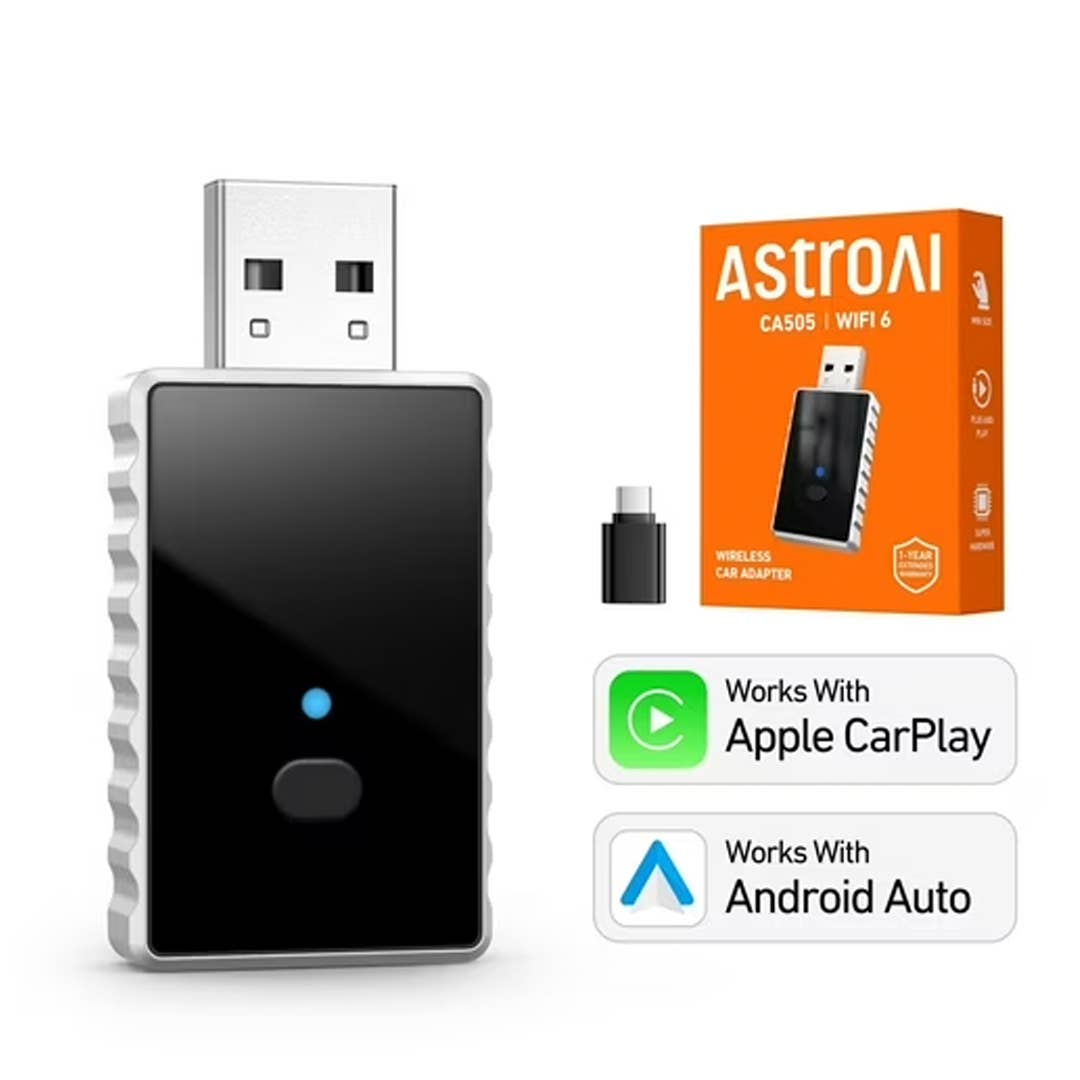AstroAI Wireless CarPlay Adapter