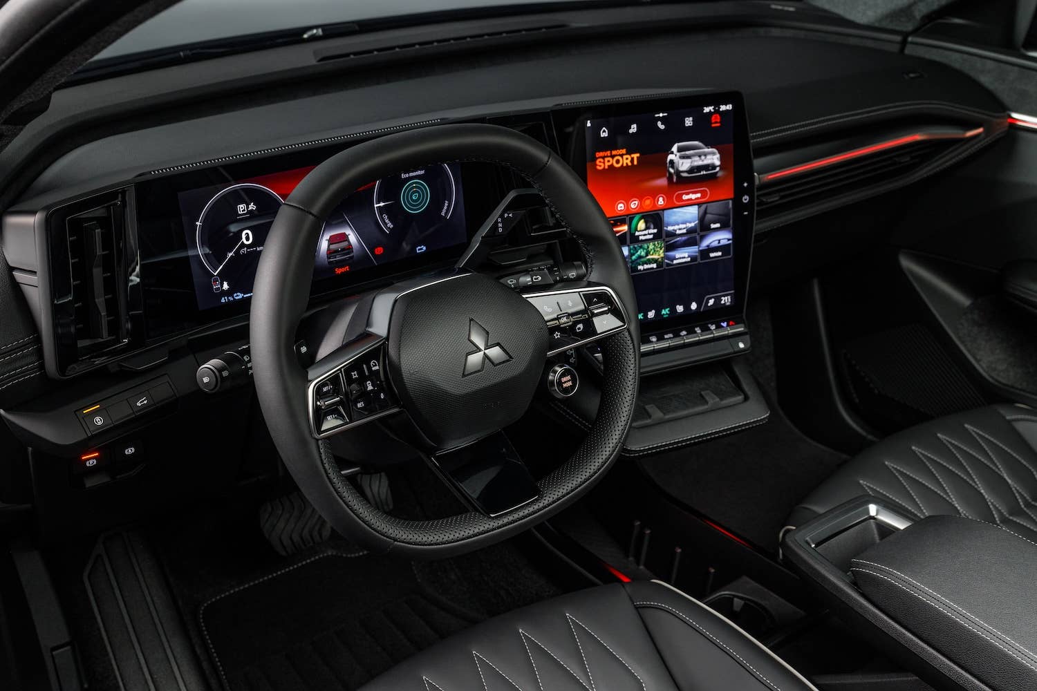 Mitsubishi Eclipse Cross EV steering wheel