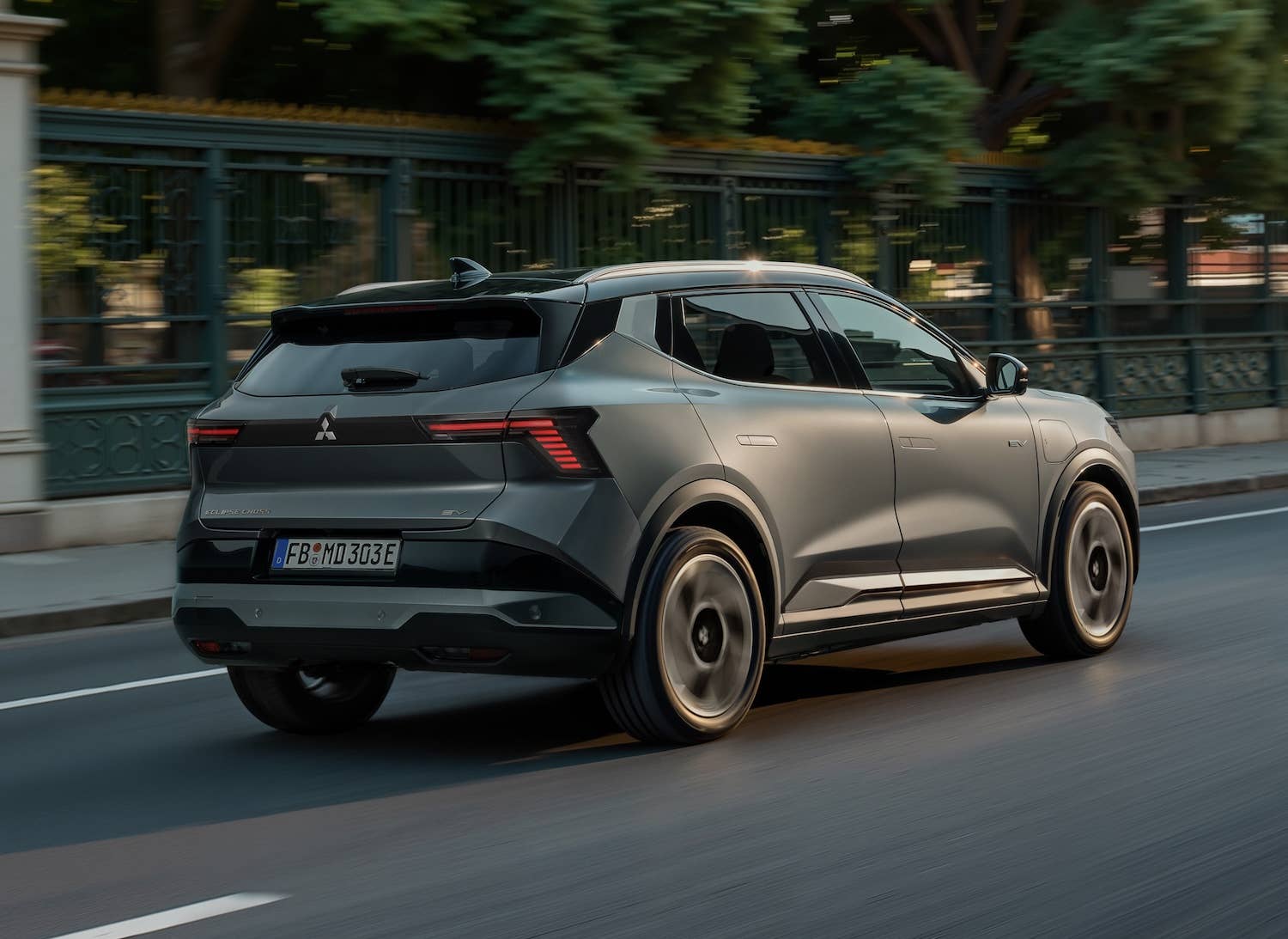 Mitsubishi Eclipse Cross EV rear quarter