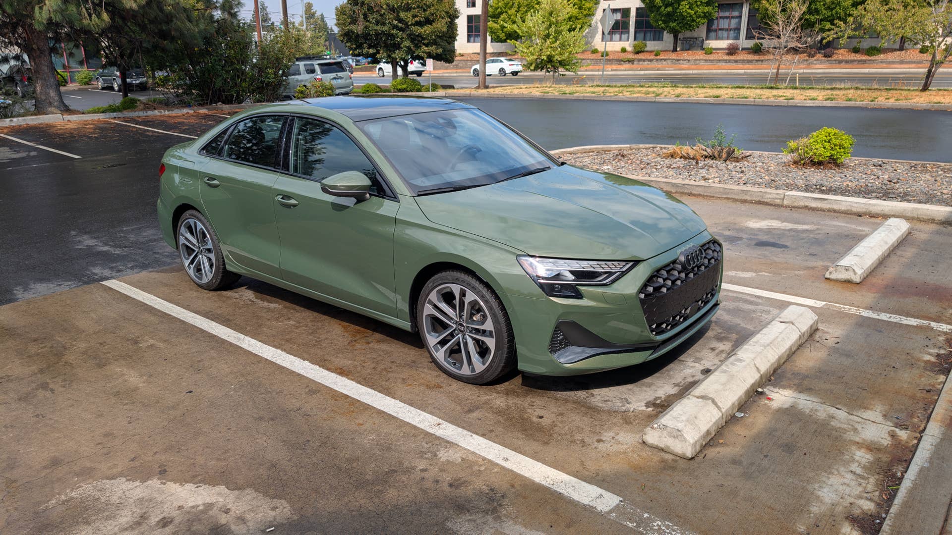 Audire ミントグリーンSサイズ Audi A3's January Lease Offers Luxury Sedan Value Without the Big
