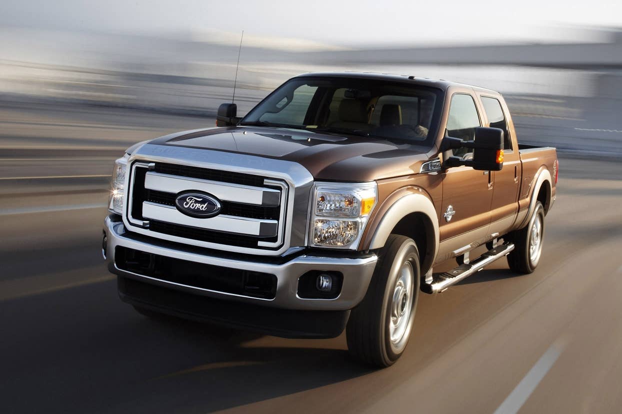 Ford Super Duty front quarter dynamic