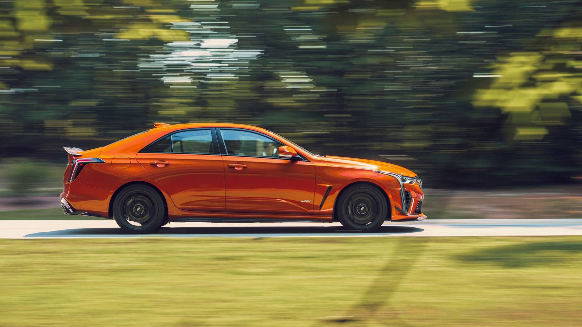 2025 Cadillac CT4-V Blackwing profile