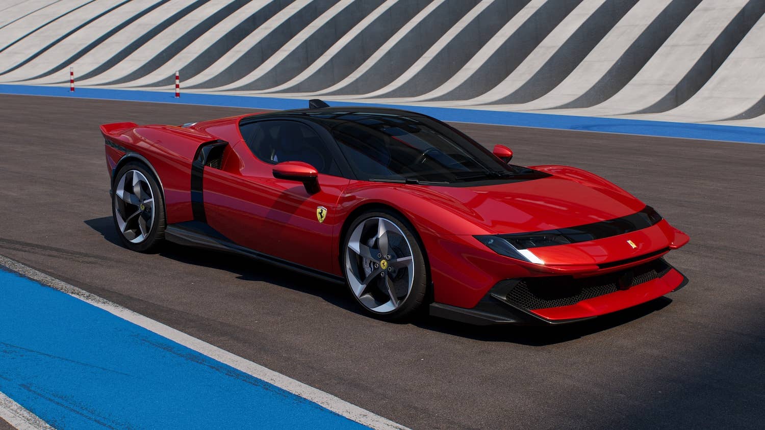 Ferrari 849 Testarossa red front quarter