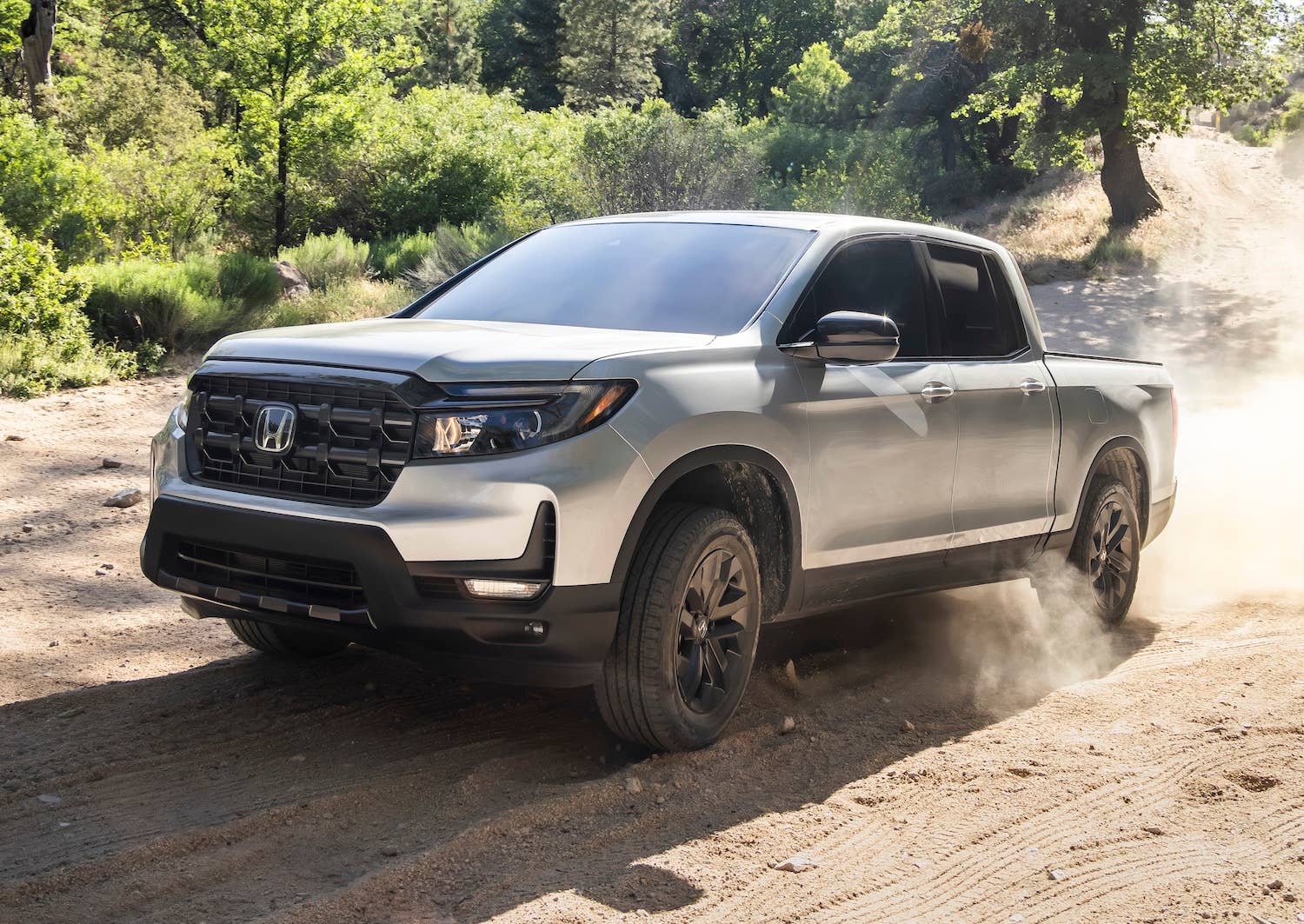 2026 Honda Ridgeline RTL front quarter in action