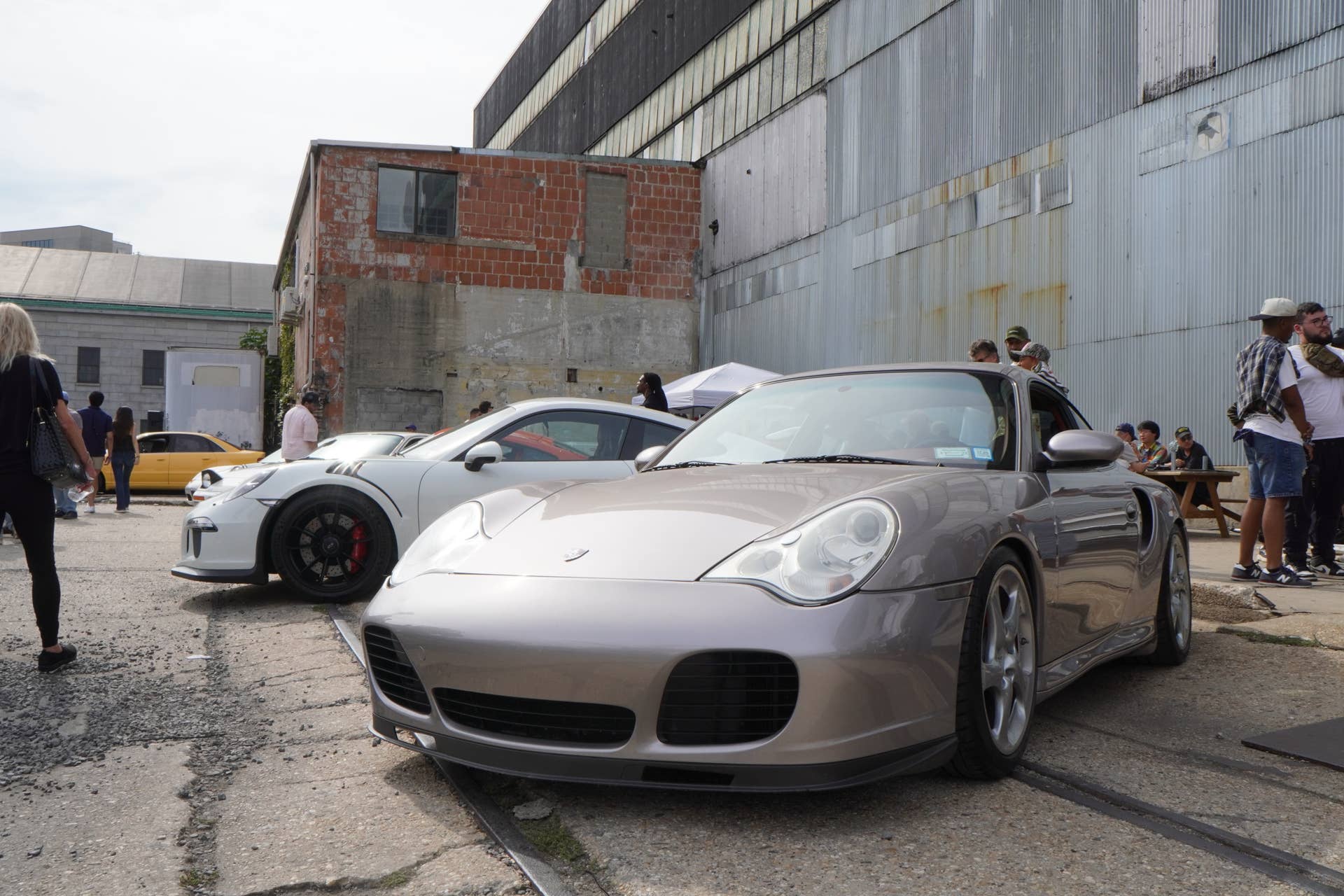 A Porsche 911 Turbo (996) at the Wheels of NYC fall event