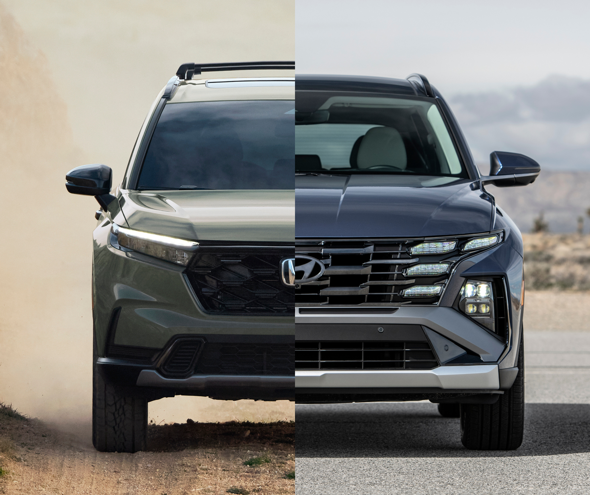 Honda CR-V TrailSport Hybrid & Hyundai Tucson
