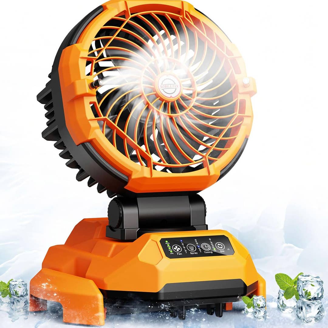 Powdeom Misting Camping Fan