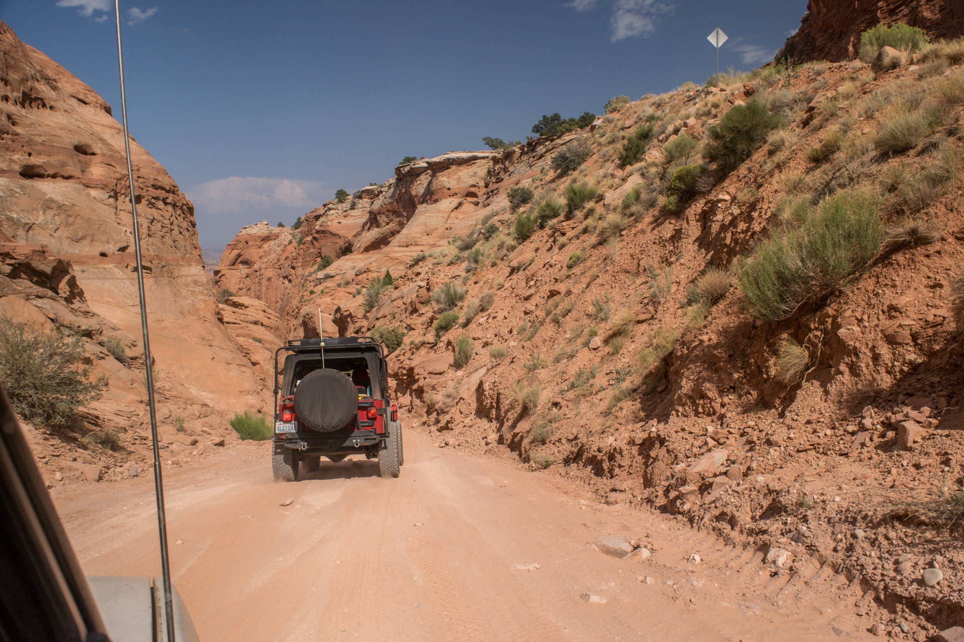 My 2006 Jeep Wrangler Unlimited off-road in Moab, Utah