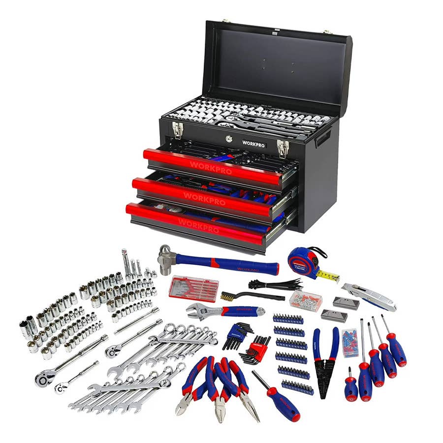 Workpro 408-Piece Auto Repair Tool Set