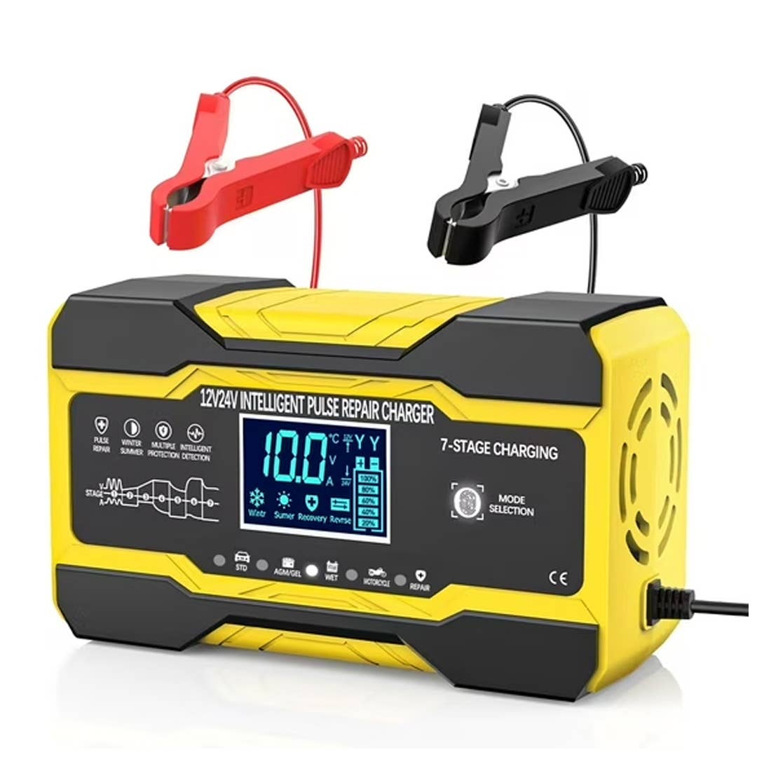 Gped 12V and 24V Car Battery Charger