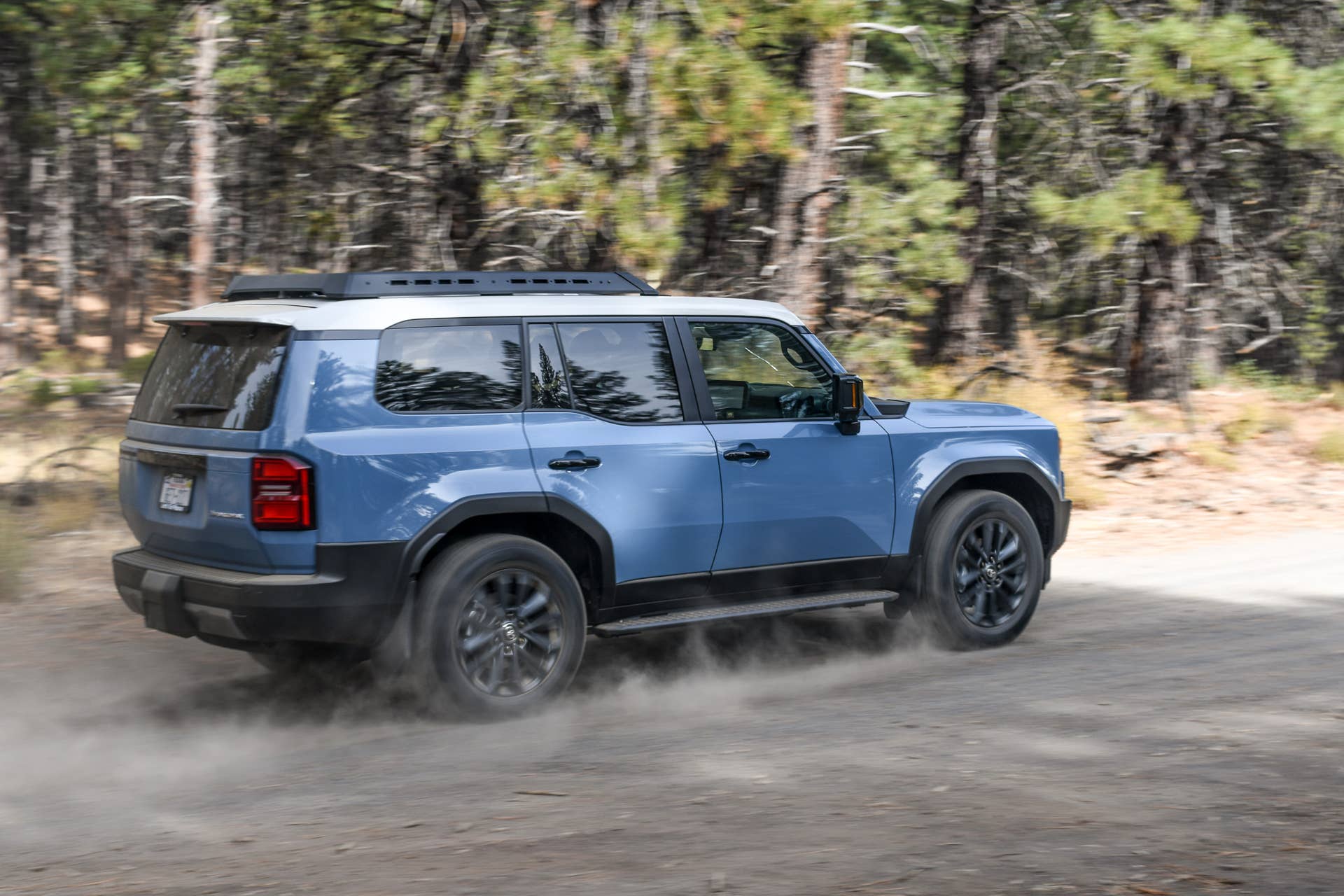 The rear end of the 2025 Land Cruiser First Edition Off-Road