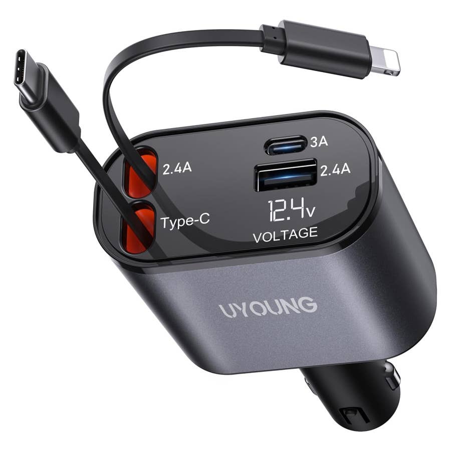 The Uyoung Retractable Car Charger is on sale now at Amazon.