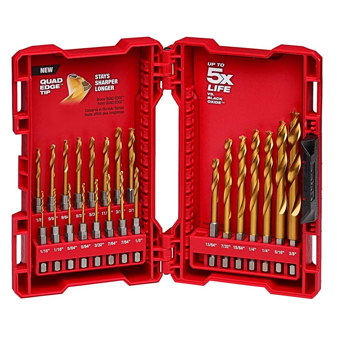 Milwaukee 23-Piece Titanium Drill Bit Set