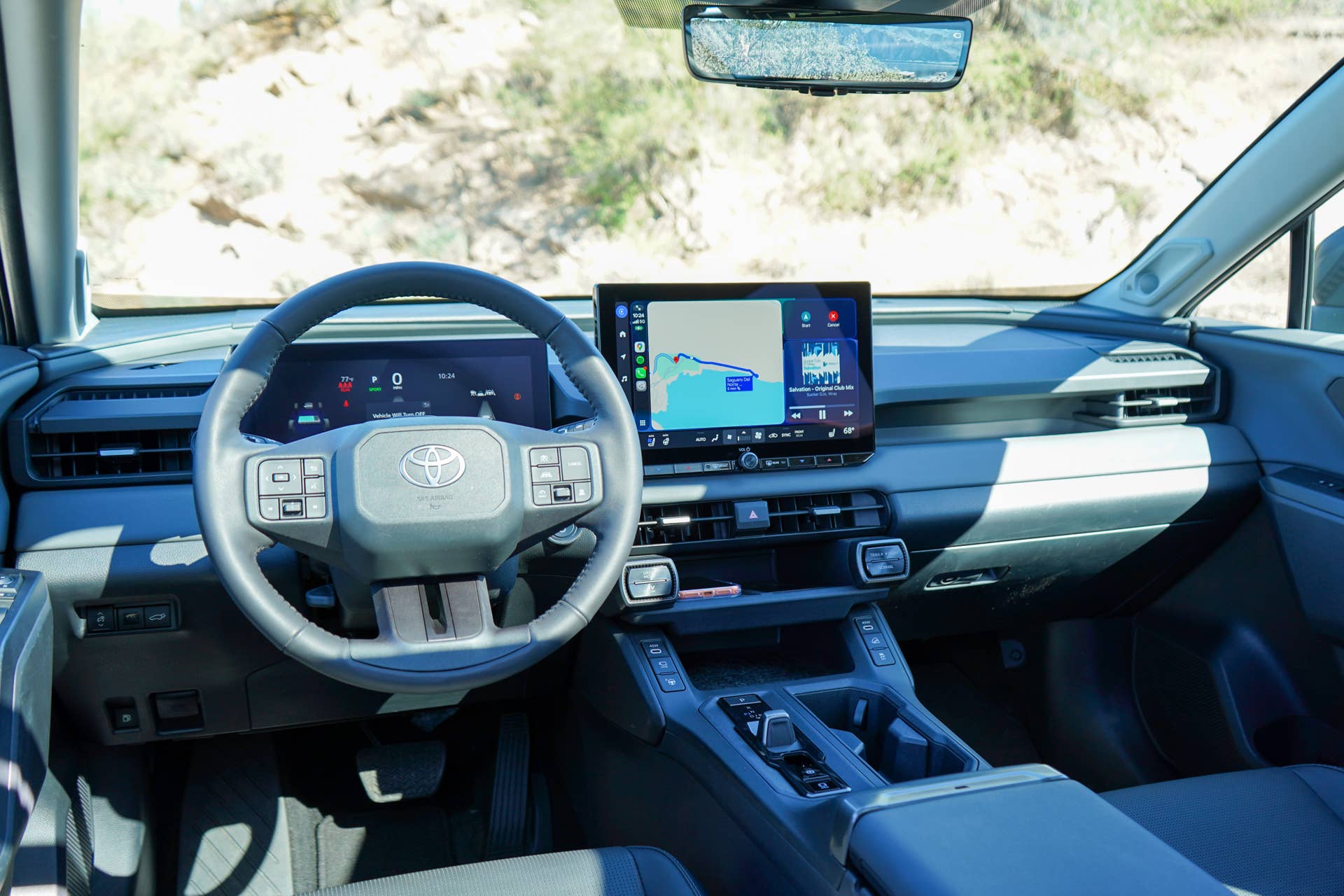 2026 Toyota RAV4 limited in the desert with sunny skies