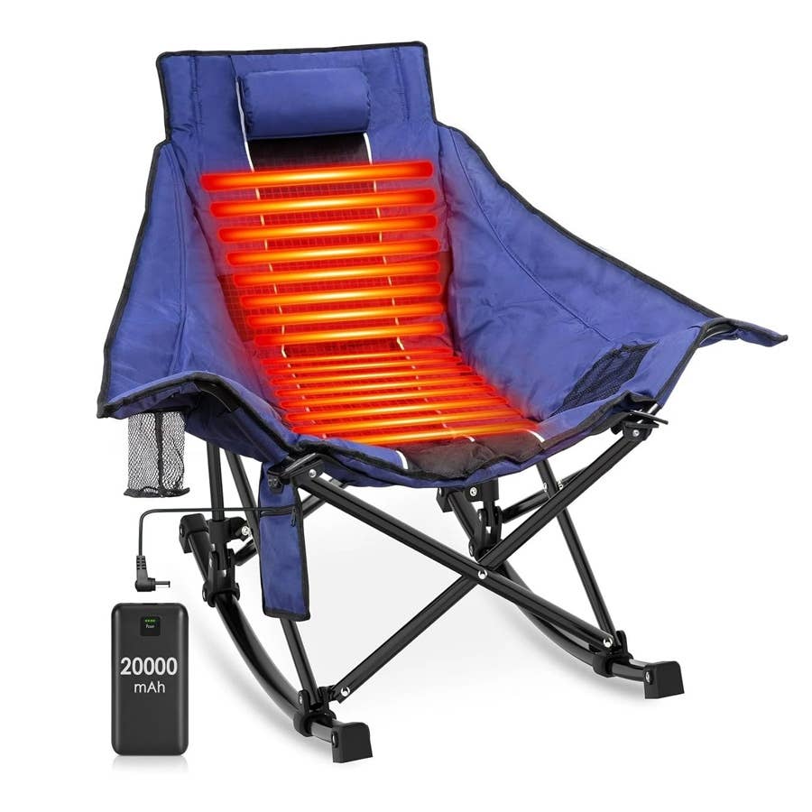 Pnkkodw Heated Oversized Camping Chair
