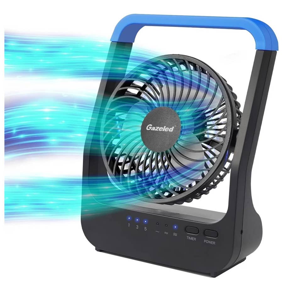 The Gazeled Camping Fan is on sale now at Walmart.